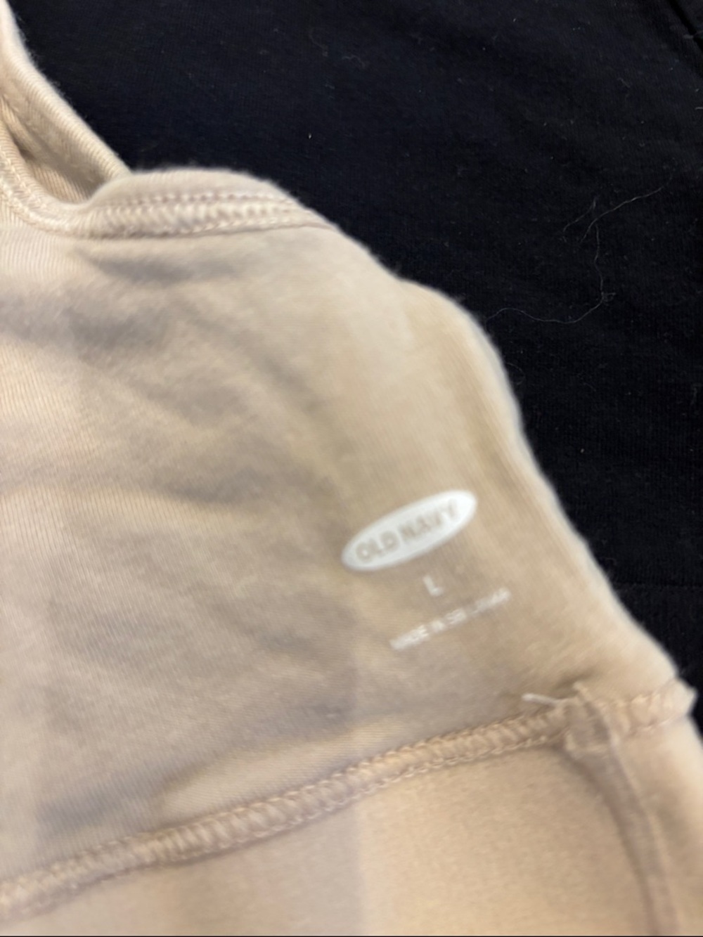 Old Navy & All in Motion Wireless Sports Bralettes in Black and Beige - Picture 2 of 4